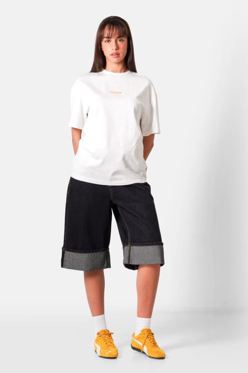 Sixth June – T-Shirt in Wollweiß mit „Coast“-Rückenprint, 4 von 4