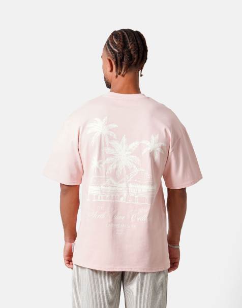 Sixth June - T-shirt met 'Caribbean Soul'-print en korte mouwen in roze - view 1
