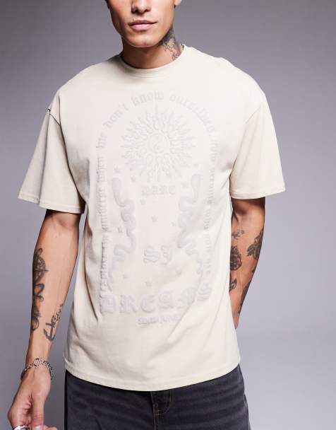Sixth June - T-shirt met Dream-print op de achterkant in beige - view 1