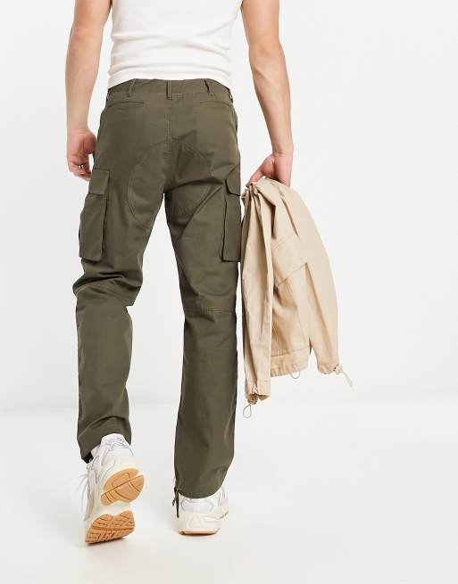 ADPT loose fit cargo pants in dark gray