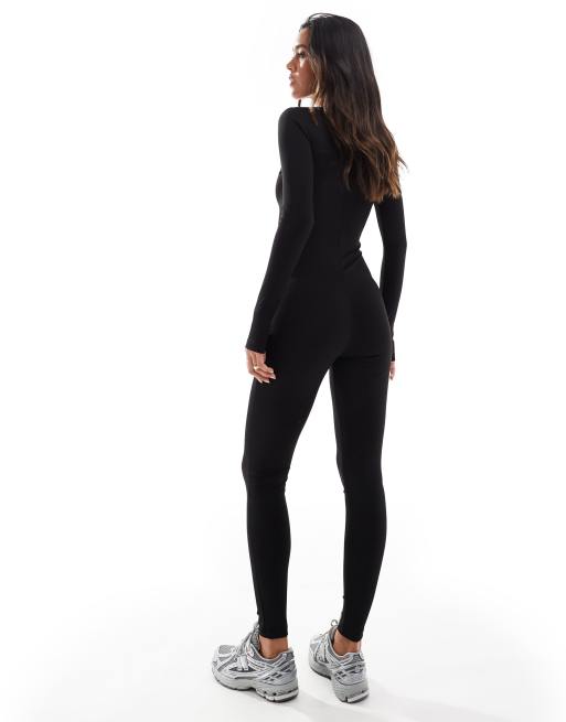 Sixth June - Unitard met lange mouwen en logo in zwart, 3 van 4