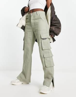 Sixth June utility cargo pants in khaki