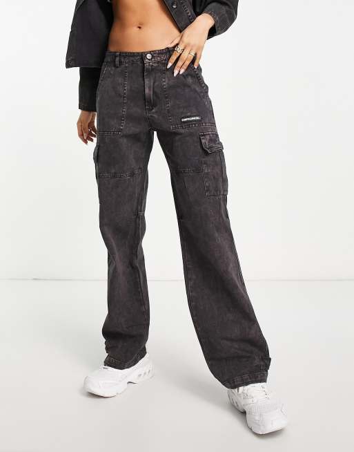 Nylon cargo pants Black – Sixth June