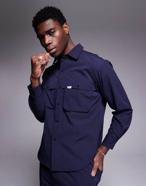 Sixth June utility shirt in navy - part of a set - view 1