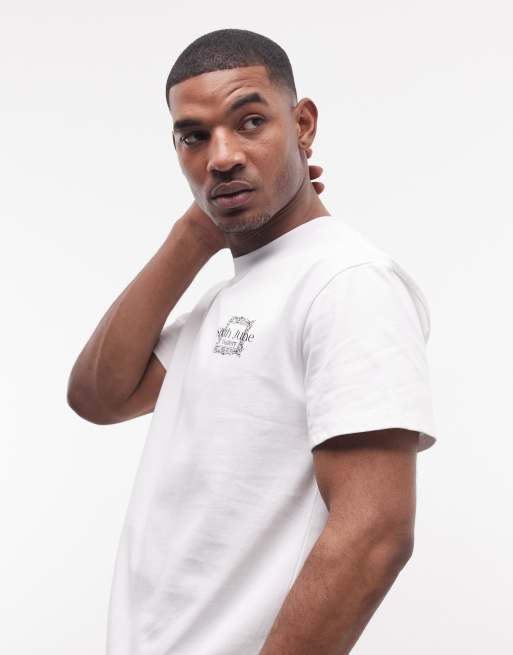 Sixth June – Vit t-shirt med Louvre-tryck, 5 av 5