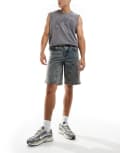 [Sixth June] Sixth June worker denim shorts in mid blue W30 BLUE
