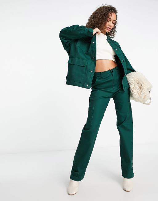 Sixth June workwear jacket in green | ASOS