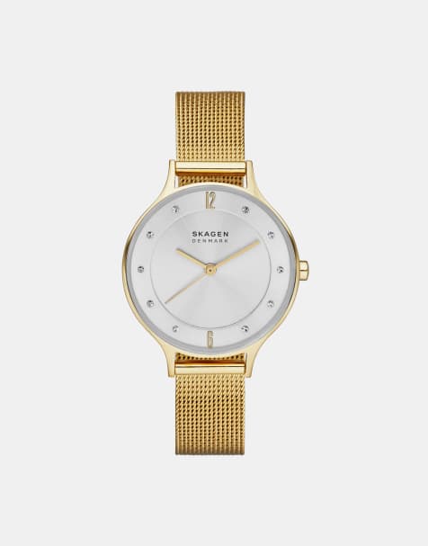 Skagen - Anita Lille - Montre femme à trois aiguilles en acier inoxydable - Doré - view 1