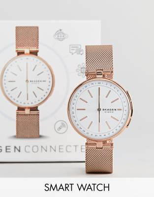 skagen hybrid smartwatch rose gold