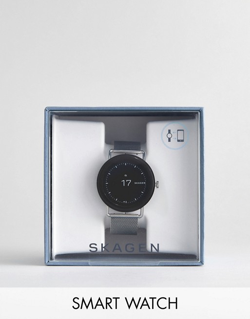 Skagen Connected SKT5000 Falster Mesh Display Smart Watch In Silver