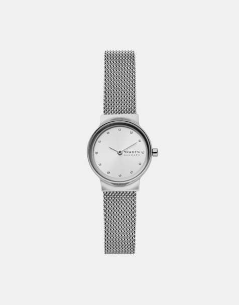 Skagen - Freja Lille - Montre en acier inoxydable avec mouvement à 3 aiguilles - Argenté - view 1