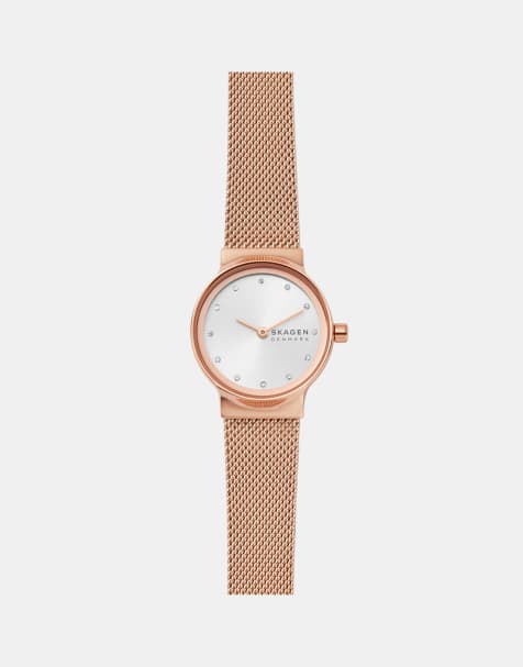 Skagen - Freja Lille - Montre femme en acier inoxydable à deux aiguilles - Or rose - view 1