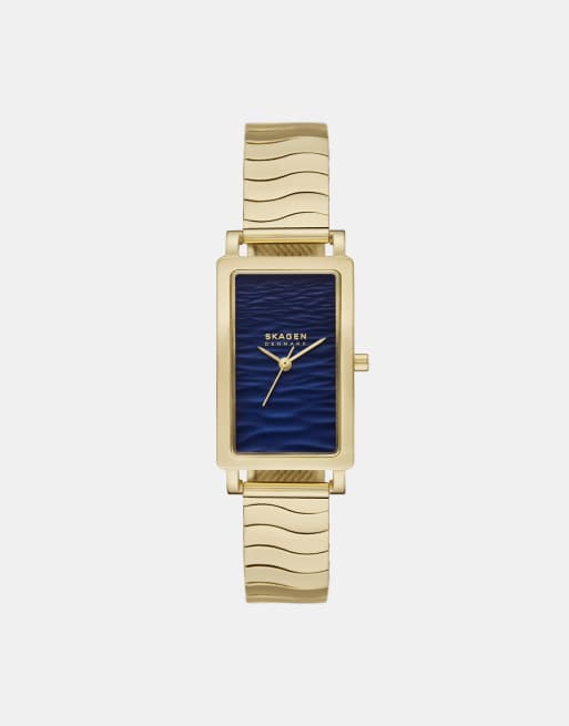 Skagen - Hagen Lille - Montre pour femme en acier inoxydable, 3 aiguilles - Doré