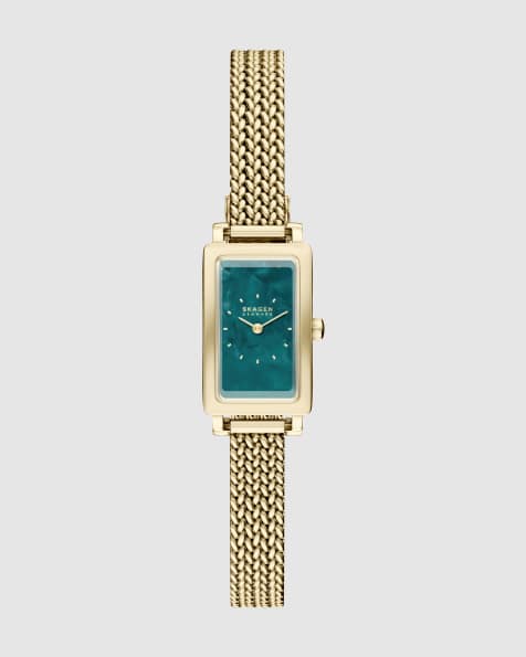 Skagen Hagen micro two-hand gold-tone stainless steel watch in gold - view 1