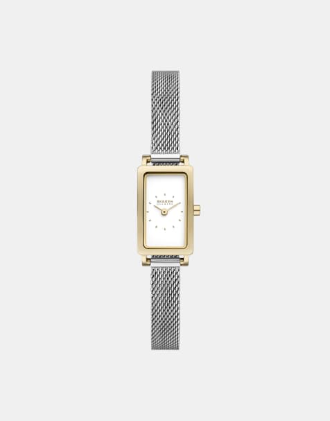 Skagen - Hagen - Montre en acier inoxydable avec mouvement à 2 aiguilles - Doré/argenté - view 1