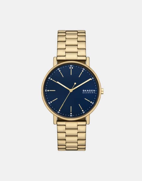 Skagen - Hand Signatur - Montre pour homme en acier inoxydable, 3 aiguilles - Doré - view 1
