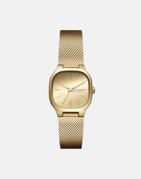 Skagen - Mellem Lille - Montre pour femme en acier inoxydable, 3 aiguilles - Doré - view 1