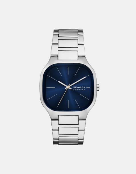 Skagen – Mellem – Silberfarbene Herrenuhr aus Edelstahl mit 3 Zeigern - view 1