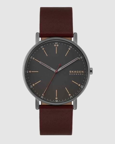 Skagen - Signatur - Montre en acier inoxydable avec mouvement à 3 aiguilles - Gris - view 1