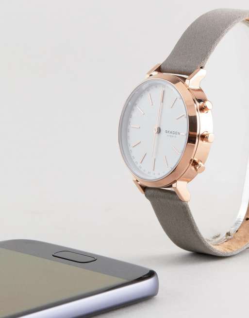 Montre connectée femme online skagen