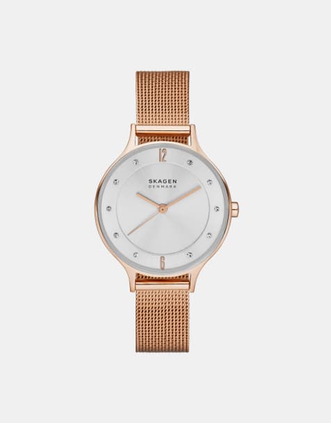 Skagen - SKW2151 Anita -  Montre avec bracelet en maille - Or rose - view 1