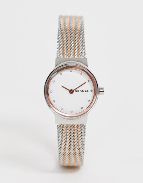 Skagen – SKW2699 Freja – Armbanduhr aus unterschiedlichen Metallen in Roségold