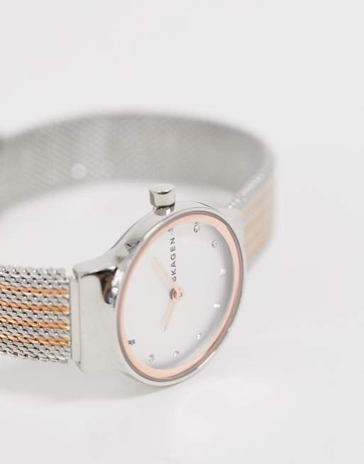 Skagen – SKW2699 Freja – Armbanduhr aus unterschiedlichen Metallen
