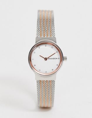 Skagen - SKW2699 Freja - Horloge in rosegoud van gemixte metaal