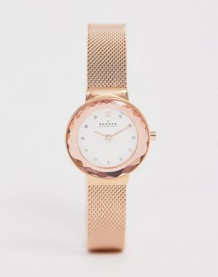 Skagen - SKW2799 - Leonora - mesh-armbåndsur 25mm-Guld