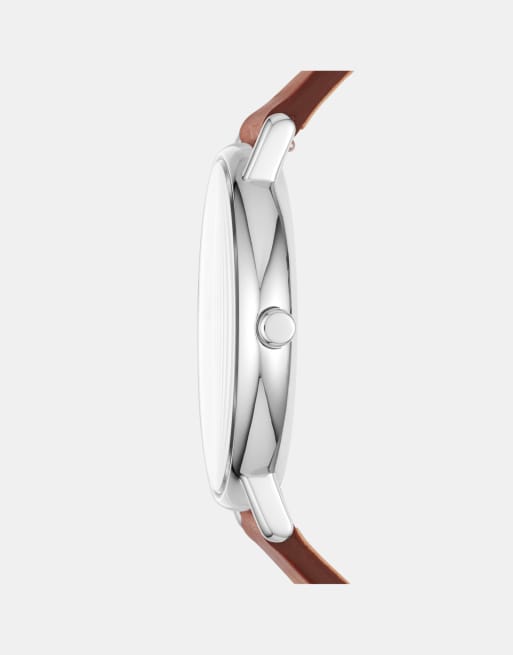 Skagen - SKW6355 - Montre griffée avec bracelet en cuir, 2 de 2