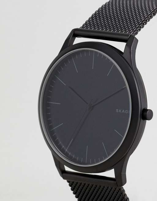 Skagen SKW6422 Jorn Mesh Watch In Black