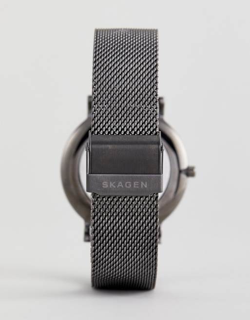 Skagen SKW6445 Hagen Slim Mesh Watch In Gunmetal 38mm