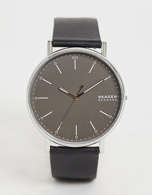 Skagen SKW6528 Signatur leather watch
