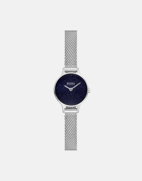 Skagen Women 2 hand anita micro, silver stainless steel in silver - view 1