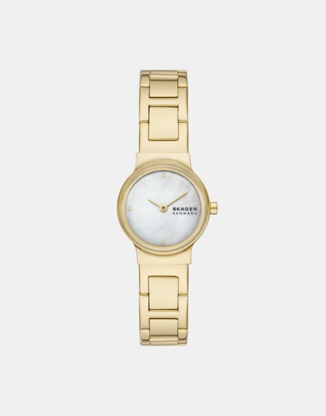 Skagen Women 2 hand freja lille, gold stainless steel in gold - view 1