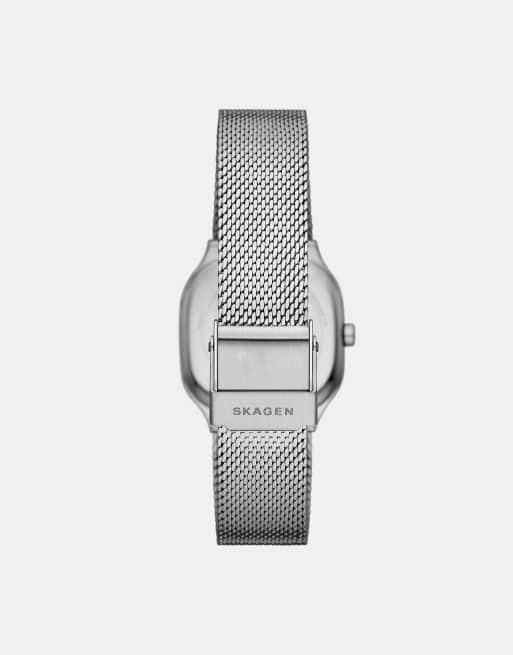 Skagen Women 3 hand mellem lille, silver stainless steel in silver, 2 of 3