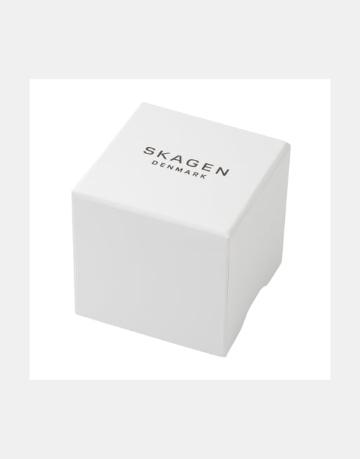 Skagen Women 3 hand mellem lille, silver stainless steel in silver, 3 of 3
