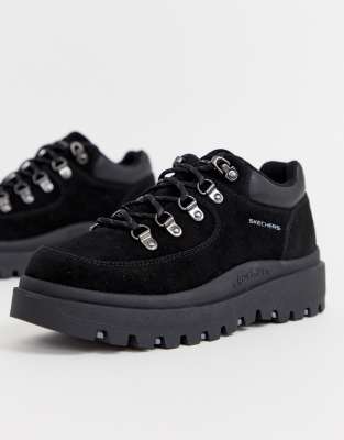 skechers premium sport black nubuck