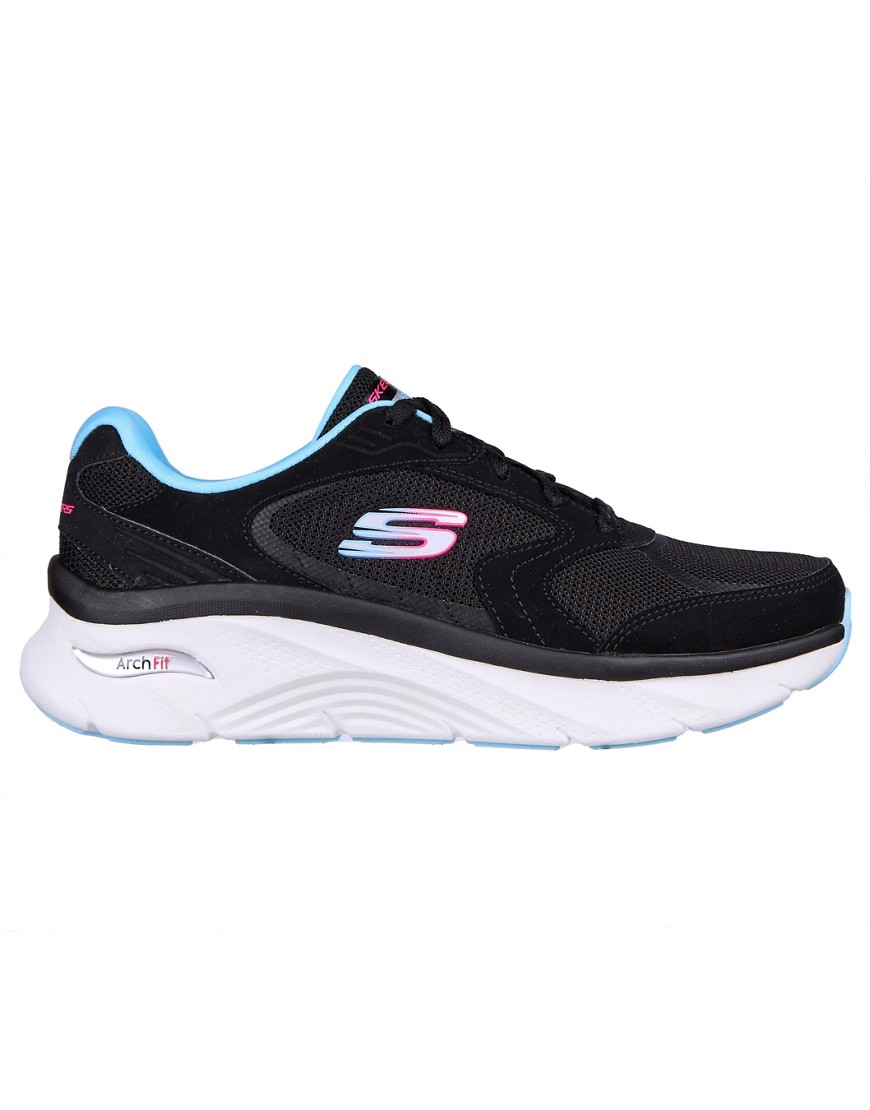 Skechers Arch fit d'lux trainers in black
