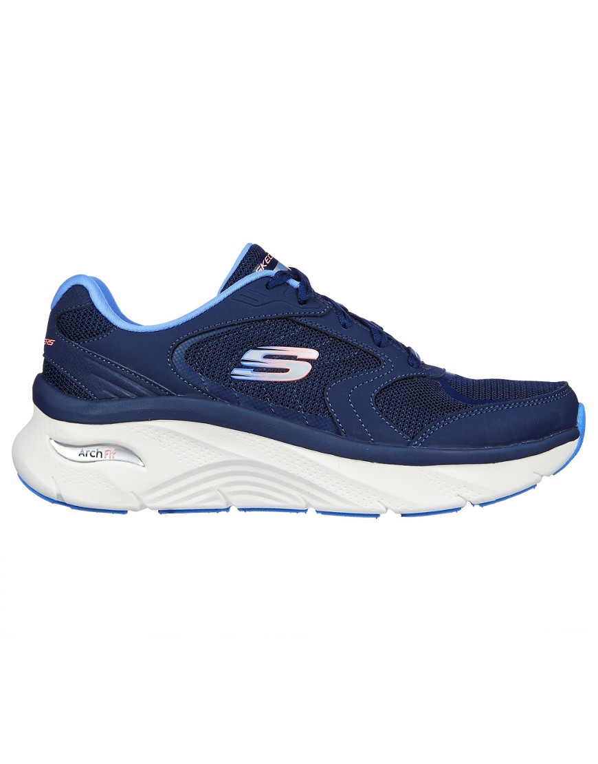 Skechers Arch fit d'lux trainers in navy