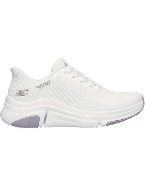 Skechers Bobs sparrow flex too you trainers in white - view 1