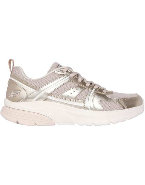 Skechers Bobs vamos trainers in gold - view 1