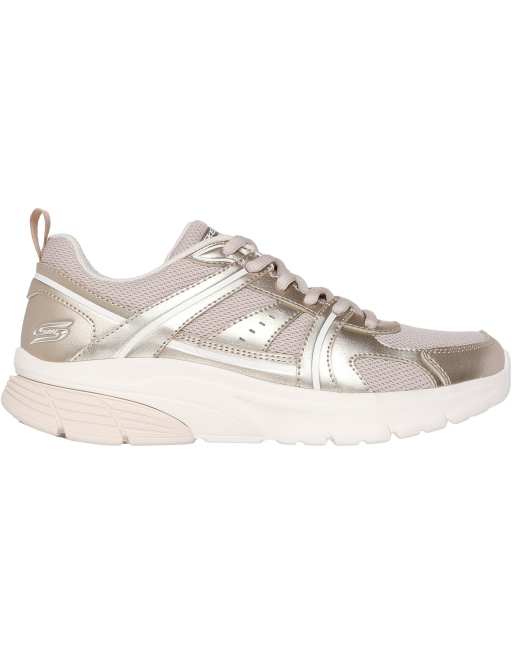 Skechers Bobs vamos trainers in gold