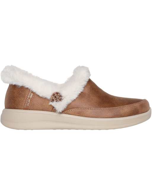 Skechers Cozy escape slipper in brown