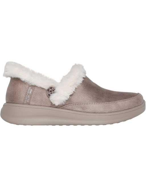 Skechers Cozy escape slipper in taupe