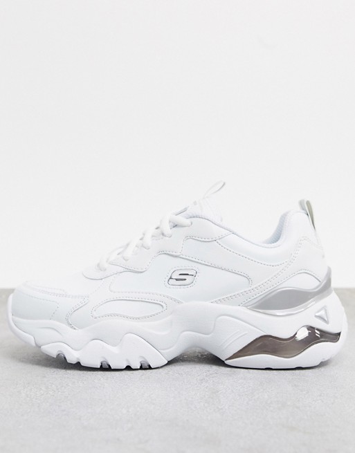Skechers D/Lites 3.0 Air chunky trainers in white