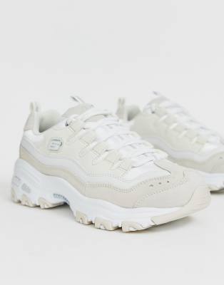 skechers bianche