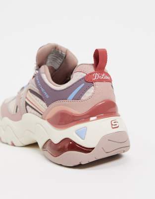 skechers d'lites 2 brown