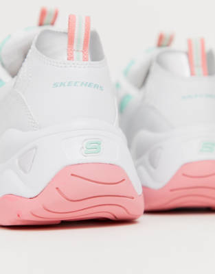 skechers d lites 3 pink