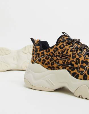 skechers d'lites 3 brown